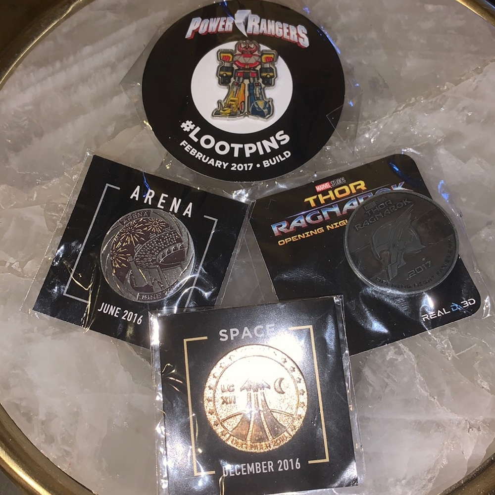 Loot Crate Four Assorted Pins